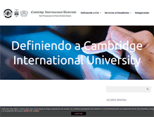 Tablet Screenshot of ciu-edu.org